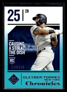 2018 Panini Chronicles #60 Gleyber Torres 103/199 Rookie Teal New York Yankees - Picture 1 of 2