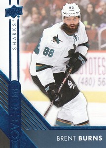 2016-17 Upper Deck Overtime Hockey Blue #160 Brent Burns