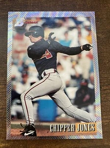 1993 Bowman Foil Chipper Jones #347 ROOKIE CARD-Braves - Picture 1 of 4
