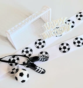 Football Cake Kit - Black Sport Happy Birthday - Picture 1 of 1