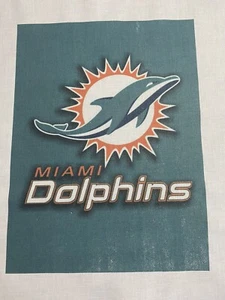 1 Miami Dolphins FUSSBALL LOGO 18X18 NÄHBLOCK QUILT QUILT QUADRATISCH NFL STOFF Logo #2 - Bild 1 von 2