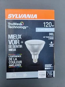 (6 Pk) Sylvania® TruWave™ 120-Watt PAR38 Bright White Dimmable LED Light Bulb - Picture 1 of 2