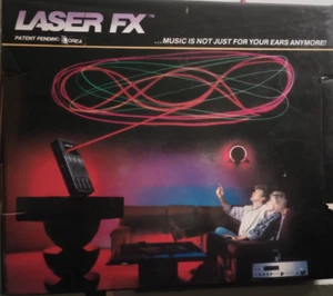 Vintage 1980s DJ LASER FX Stereo Visual Music Sound Activated Laser Light Show - Picture 1 of 24