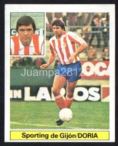 DORIA - SPORTING DE GIJON 1981-82 CROMO ESTE PANINI LA LIGA 81/82 RECUPERADO - Imagen 1 de 2
