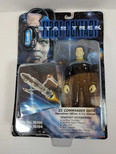 Lt. Commander Data Star Trek First Contact Action Figure Playmates Toys VTG NIB - Picture 1 of 4