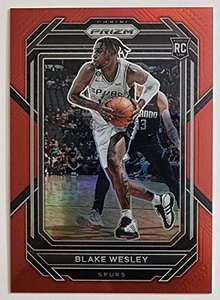 2022-23 Prizm Basketball Red Blake Wesley Rookie San Antonio Spurs /299 - Bild 1 von 3