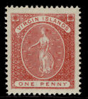 British Virgin Islands Qv Sg33, 1D Rose-Red, Lh Mint.