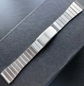 Vintage Fit Bulova Accutron S/S Watch Metal Band Bracelet 20 & 22 mm NOS BU-30 - Picture 1 of 10