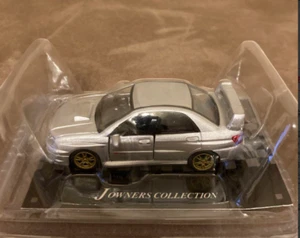 1/59 Konami J Owner's Collection 2004 SUBARU IMPREZA WRX STI silver diecast car - Picture 1 of 3