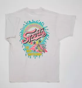 Vintage 80's Screen Stars T-Shirt Size XL Organized Sports Single Stitch White - Picture 1 of 12