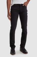 $195 Fidelity Denim Men's Black Torino Slim Fit Jeans Pants Size 35