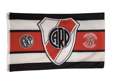 Camiseta River Plate Fútbol Nueva Bandera Estilo 3x5’ Bandera CARP Argentina Foto 1 de 4
