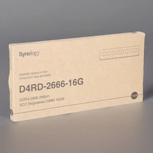Synology 16GB D4RD-2666-16G 2RX8 DDR4-21300 REG PC4-2666 RUDIMM Server Memory - Picture 1 of 3