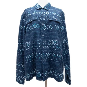 Robert Graham Blue Over Shirt Shacket Size Medium - Picture 1 of 8