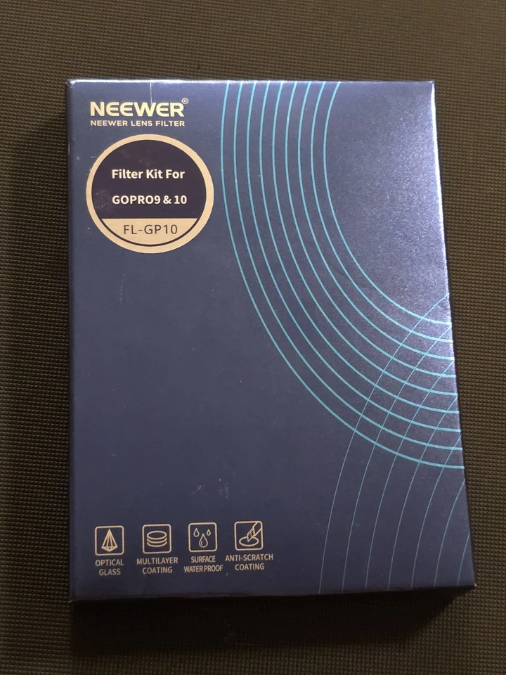 NEEWER FL-GP10 Paquete de 6 filtros ND/CPL para GoPro Hero 9-13 Foto 1 de 4