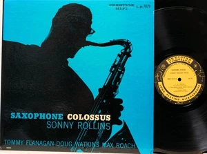 SONNY ROLLINS "SAXOPHONE COLOSSUS" PRESTIGE 7079 446W 50th DG RVG FLAT VG+/EX+ - Picture 1 of 9