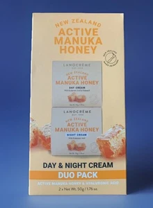 Lanocreme New Zealand Active Manuka Honey Day & Night Cream Duo Pack 1.7oz 11/26 - Picture 1 of 4