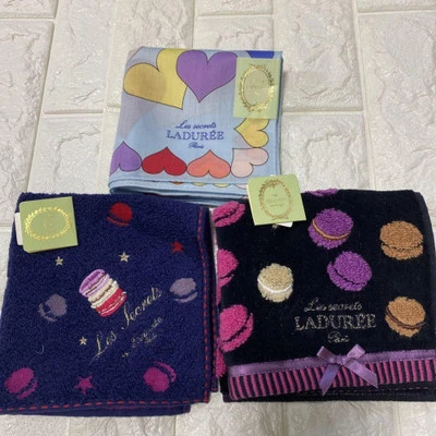LADURÉE Juego de Toallas Nuevas y Pañuelo Grande 2 Toallas 1 Pañuelo Grande Japón Foto 1 de 4