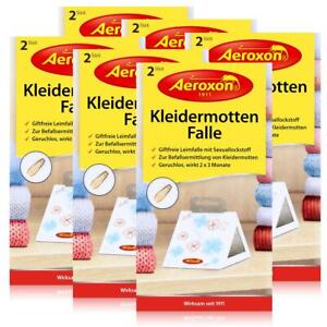 Aeroxon Kleidermotten Falle 2 Stück - Zur Befallsermittlung (6er Pack)