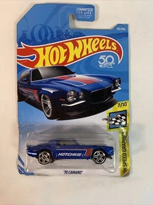2018 Hot Wheels 50th, 1970 Camaro Hotchkis (#153/365) HW Speed Graphics (#7/10) - Picture 1 of 6