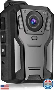 JWKG P100 2K Police Body Camera 128GB Body Cam 12 Hours Continuous Recording - Picture 1 of 5