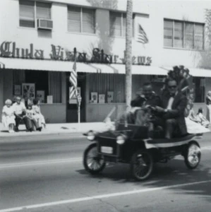 Foto del desfile de Chula Vista de los años 1955-60 The Star-News 3rd Ave periódico de California de colección - Imagen 1 de 3