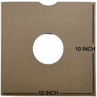 Brown 10" Vinyl LP Cardboard Jacket Thumb Cut Record Sleeves 350g Mailer LOT