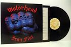 Motorhead Iron Fist Lp Ex-/Vg, Brna 539, Vinyl, Album, With Lyric Inner, Uk