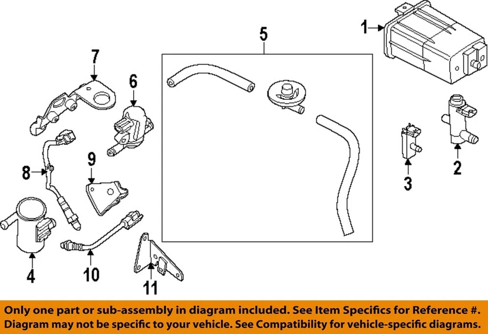 Nissan OEM 07-24 Altima Emission Components-Lwr Oxygen Snsr 226A0EN21A - Imagem 1 de 1