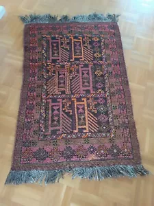 Alter Perser Orientteppich Beloudj Teppich Perserteppich Vintage 140 x 85 cm - Bild 1 von 7