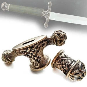 Cuchillo CooB pomo refuerzo protector de dedos - cuchillo cuchillos mango de fabricación CELTIC FINK - Imagen 1 de 9