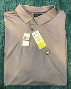 Jack Nicklaus Men’s Size XXL Golden Bear Polo Golf Short Sleeve Lavender NWT - Picture 1 of 4
