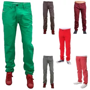 DIESEL DARRON 008QU Mens Jeans Cotton Slim Fit Tapered Leg Casual Denim Pants - Picture 1 of 25