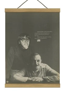 Tom Dowd/Arif Mardin Original Promo Ad, Mounted w/Magnetic Frame! - Picture 1 of 3