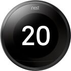 Google Nest Learning Thermostat 3rd Generation, Black - Smart Thermostat - A Bri