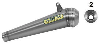 71637PRI - Terminale Scarico Arrow Pro Race Nichrom Kawasaki Z 750 / Z 750 S - Immagine 1 di 4