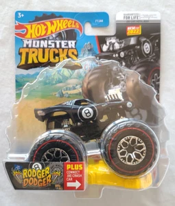 2022 HOT WHEELS MONSTER TRUCKS TREASURE HUNT RODGER DODGER 1:64 HTF - Picture 1 of 3