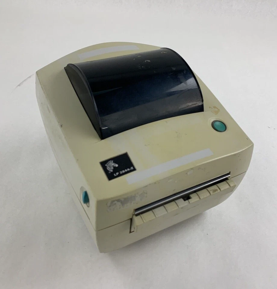 Zebra LP2844-Z Thermal Label Printer Tested Aging Printhead No Power Supply - Image 1 of 4