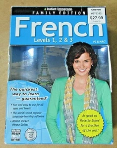 Instant Immersion Family Edition French Levels 1,2 & 3 PC & Mac IPhone IPAD - Picture 1 of 12