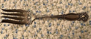 Antique Cold Meat Fork Wm A Rogers A1 Warwick Pattern 1901 Pat Feb 12 01 - Picture 1 of 7