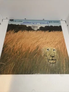 White Lion Big Game Vinyl Album Original 1989 A1-81969 Mike Tramp Signed - Picture 1 of 7