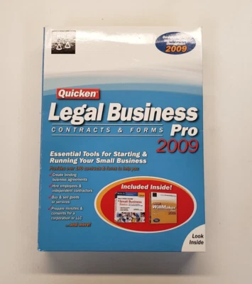 Quicken Legal Business Pro 2009 for Windows 7 CDs plus Companion Book - Image 1 of 4
