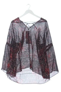 IRO Blusa de manga larga Mujeres Talla EU 38 negro-rojo-blanco puro look casual - Imagen 1 de 5