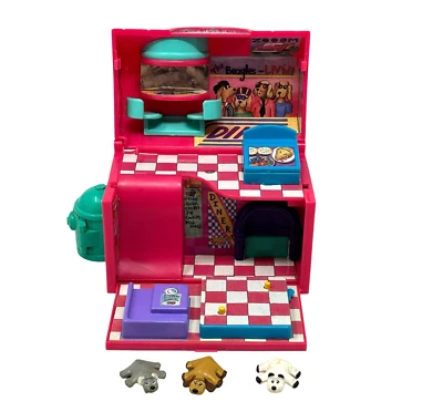 POUND DOGS Diner Galoob Мини Компактный 1995 Игровой Набор 3 Собаки Фигурки #2 - Изображение 1 из 4