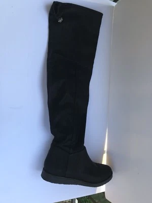 BCBG Negro Talla 7.5 Cremallera Tacón Alto Moda Botas Estilo Brennan Foto 1 de 4