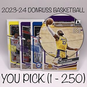 2023-24 Donruss Basketball 1-250 You Pick