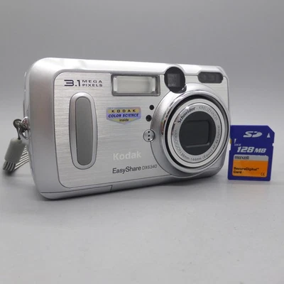 Kodak EasyShare DX6340 3.1MP Compact Digital Camera Silver Tested - Image 1 of 4