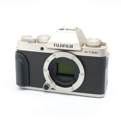 Fujifilm Fuji X-T100 Champagne Gold Mirrorless Camera Body #122 - Image 1 of 4