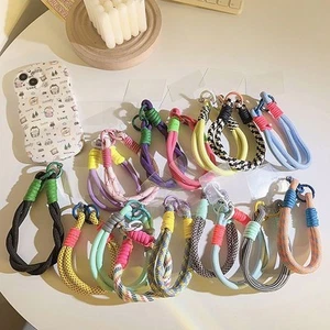 Metal Buckle Phone Lanyard Hand-woven Handheld Braided Rope Phone Accessories - Photo 1 sur 18