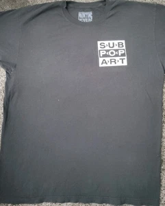 Sub Pop Art: D*Face T-Shirt (Large) Painting Over The Tracks - Bild 1 von 5